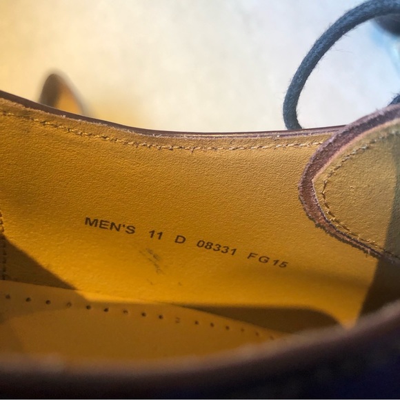 Cole Haan cordovan cap toe shoes 11D - Picture 6 of 10